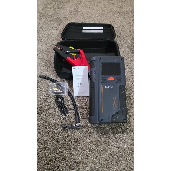 SUITU ST-9631 Pro Jump Starter with Air Compressor 20000mAh Portable Power Bank - Picture 7 of 16